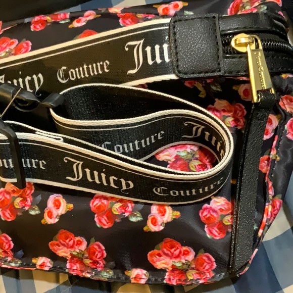 Juicy couture cross body floral pouch. - Picture 4 of 5